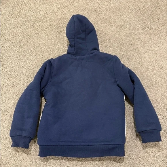 Marvel Kids Blue and Beige Hero Hoodie, Kids size 7 - Picture 2 of 3